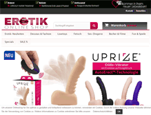 Tablet Screenshot of erotik-top-shop.de